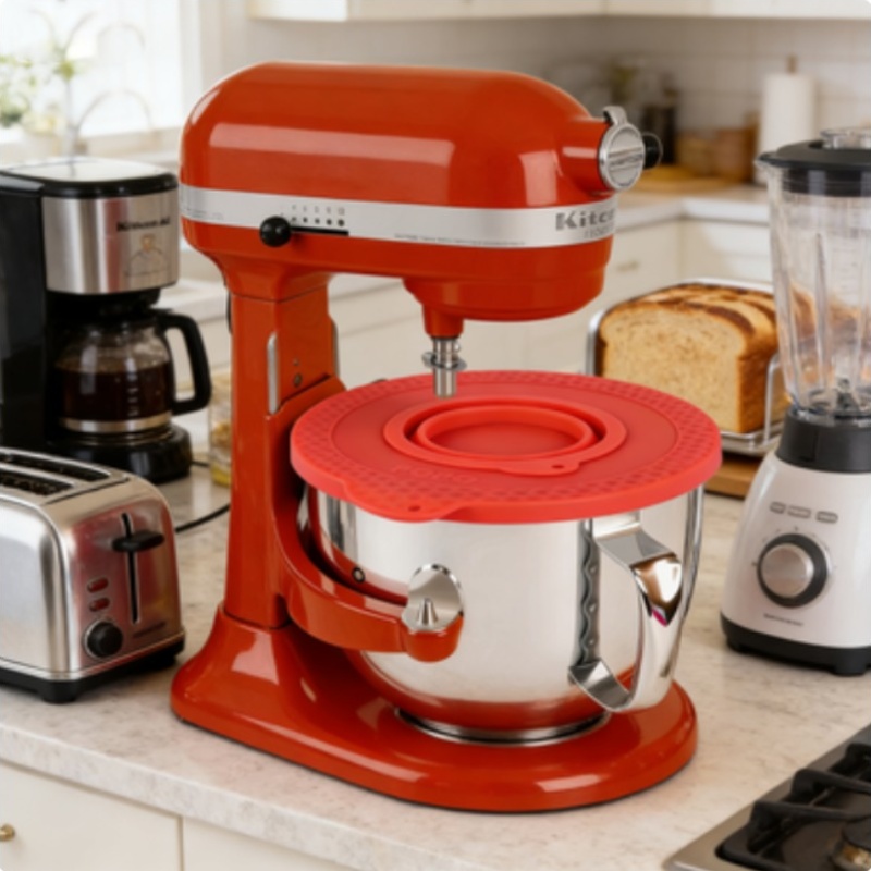 Stand Mixer Bowl - Silicone Mixer Bowl Cover Compatible with