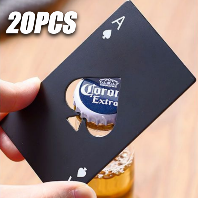 Wine Opener Electric - 20PCS Playing Card Bottle Opener Beer