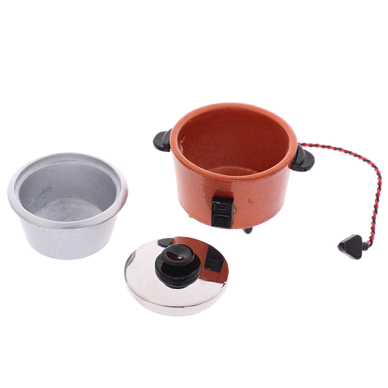 Kitchen Appliances For Gift - 1/12 Scale Dollhouse Miniature Rice Cooker