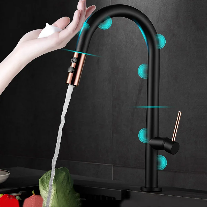 Kitchen Appliances Germany - Smart Touch Kitchen Faucets Crane Pull