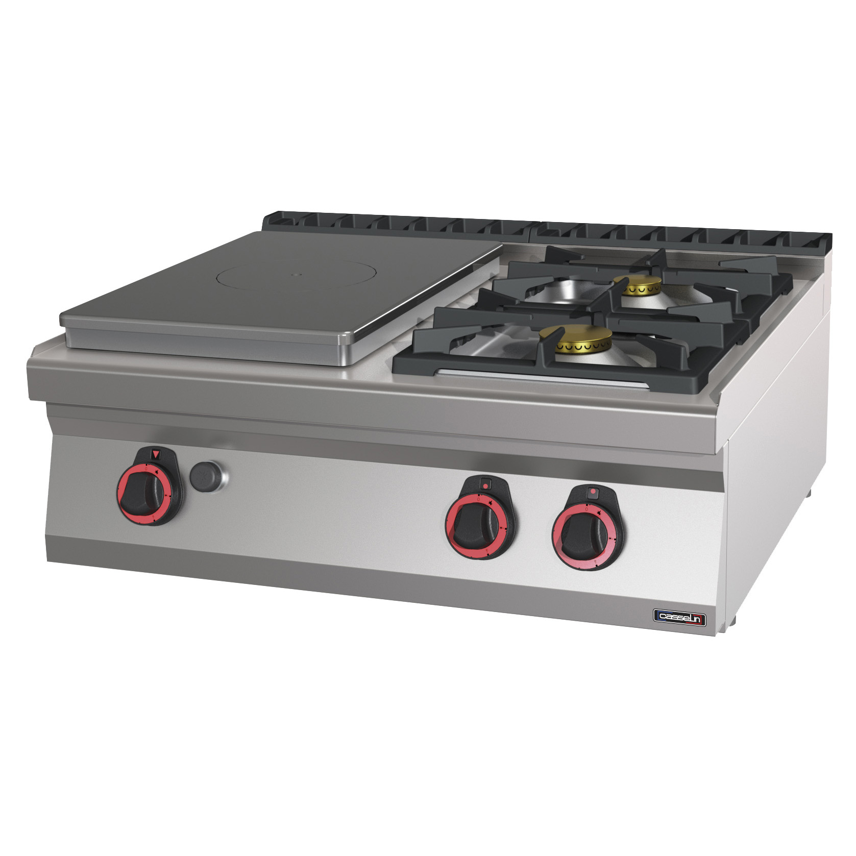 Kitchen Appliances Built In - 80cm Gas Stove, 2 Burners, Stainless