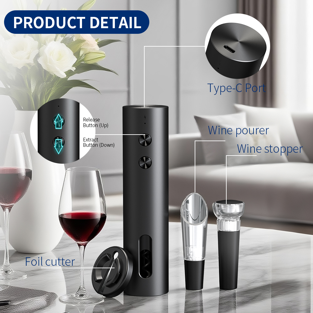 4-in-1 Electric Bottle Wine Op - đánh giá và giá Wine Opener Electric