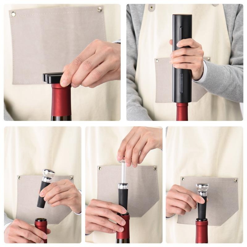 Red wine electric bottle opene - đánh giá và giá Wine Opener Electric