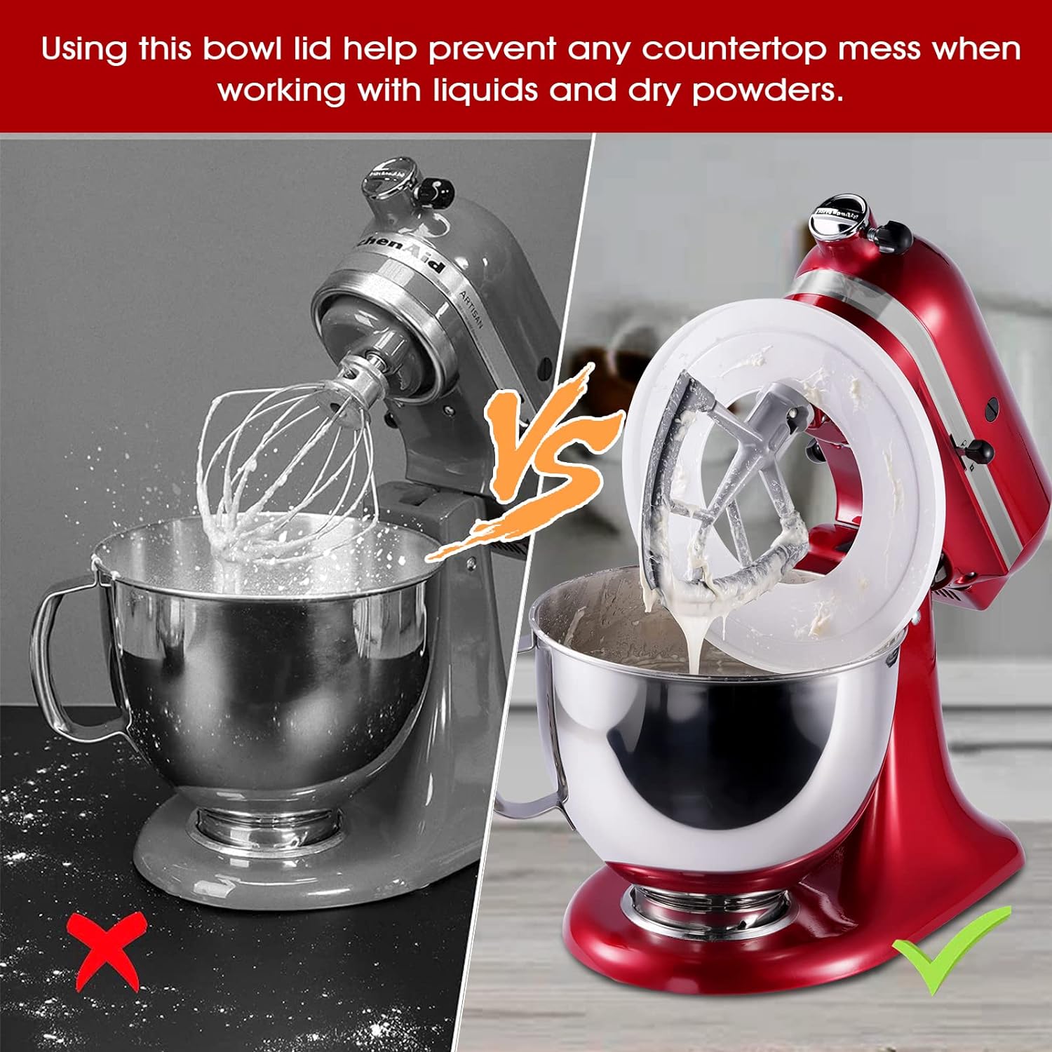 Mixer Bowl Cover for KitchenAi - đánh giá và giá Stand Mixer Bowl