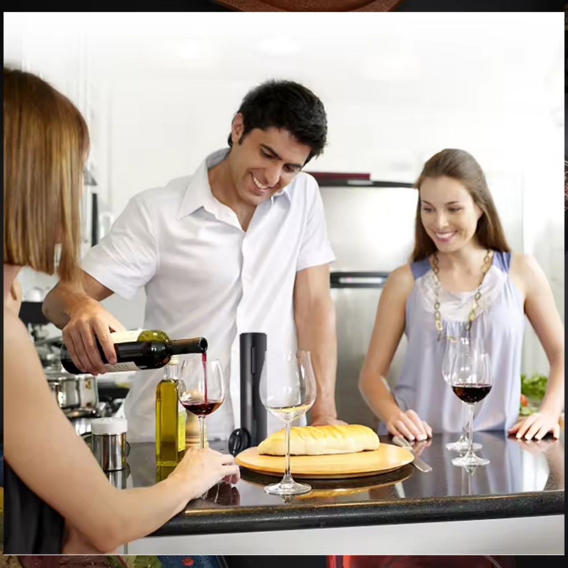 Điện mở rượu vang đỏ tự động m - đánh giá và giá Wine Opener Electric
