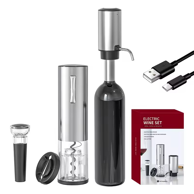 4-in-1 Rechargeable Electric W - đánh giá và giá Wine Opener Electric