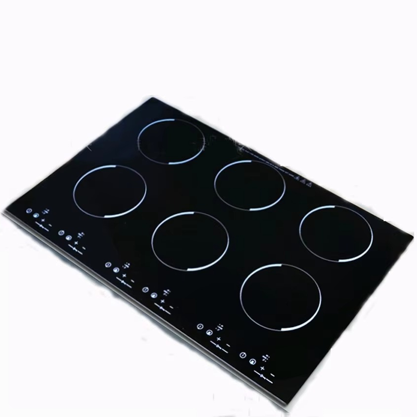 Glass Electric Cooktop 6 Burne - đánh giá và giá Kitchen Appliances Price