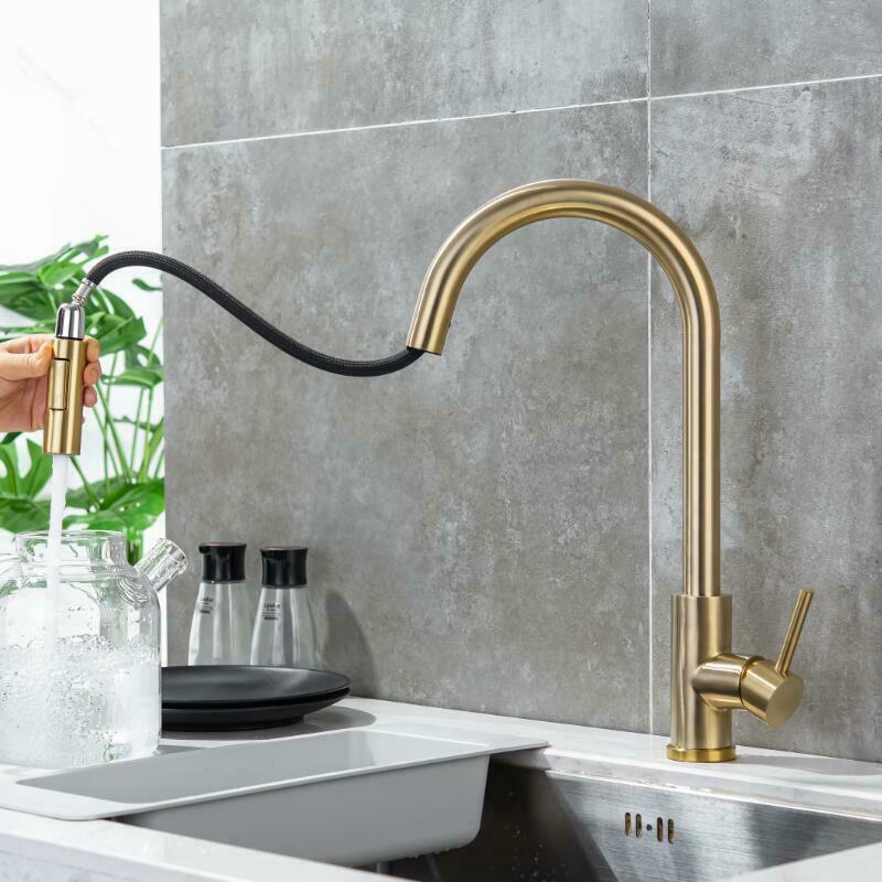 Brushed Gold Touch Kitchen Fau - đánh giá và giá Kitchen Appliances Germany