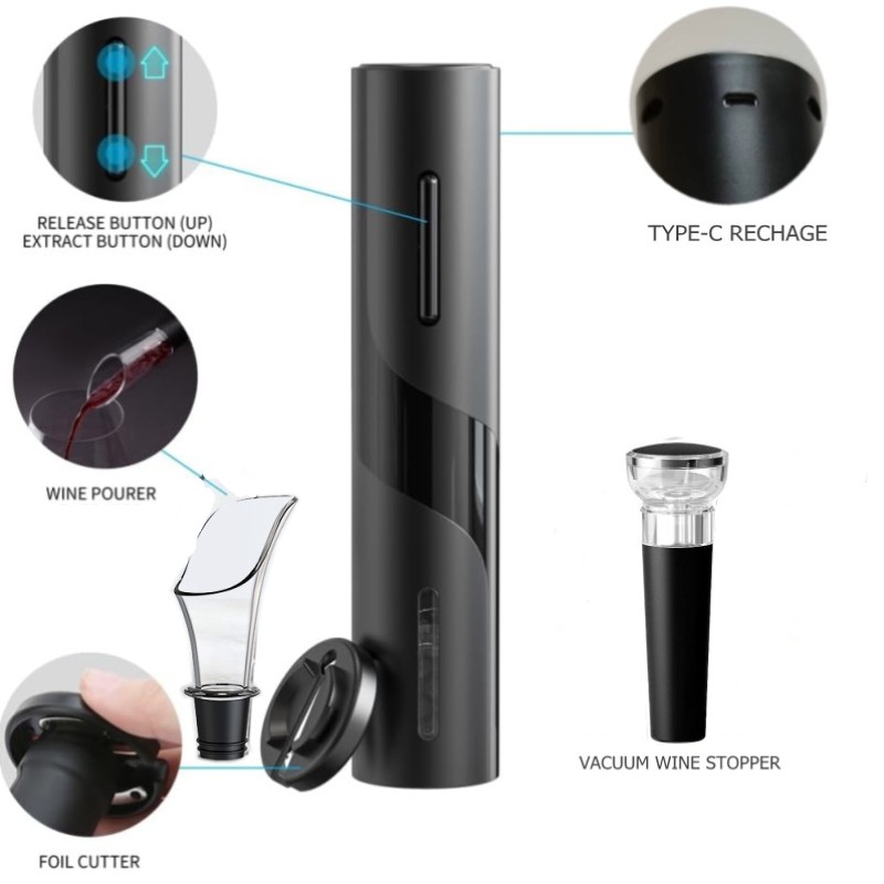 Rechargeable Multifunction Ele - đánh giá và giá Wine Opener Electric