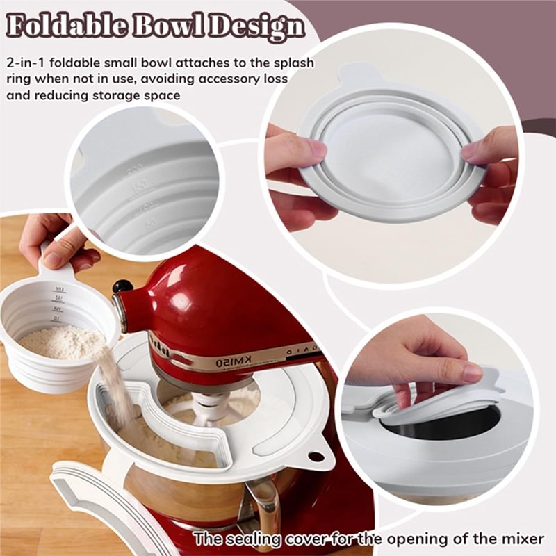 【NECESSITY】Silicone Mixers Bow - đánh giá và giá Stand Mixer Bowl