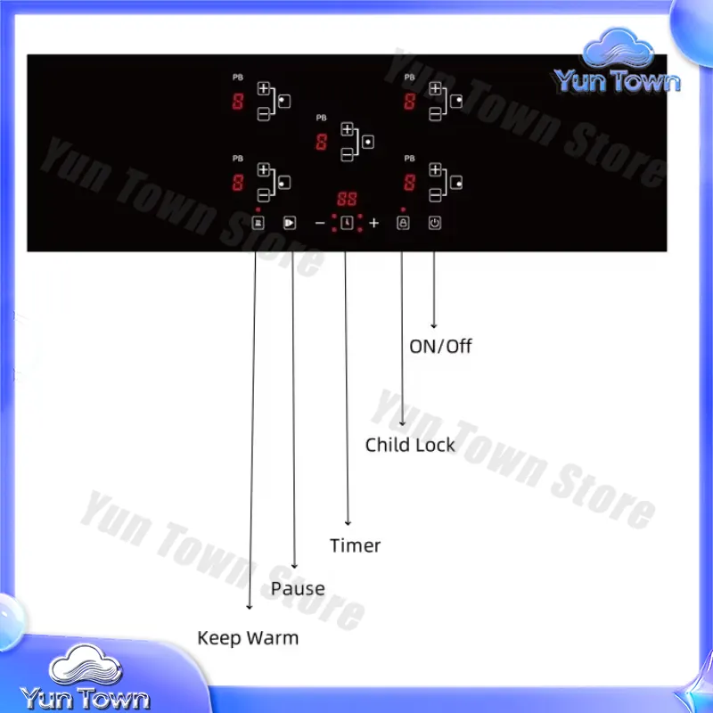 5 Burner Electric Stove for Bu - đánh giá và giá Kitchen Appliances Price