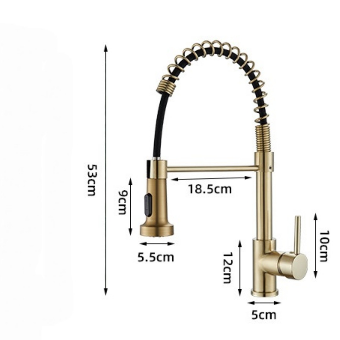 Brushed Gold Kitchen Faucets B - đánh giá và giá Kitchen Appliances Germany