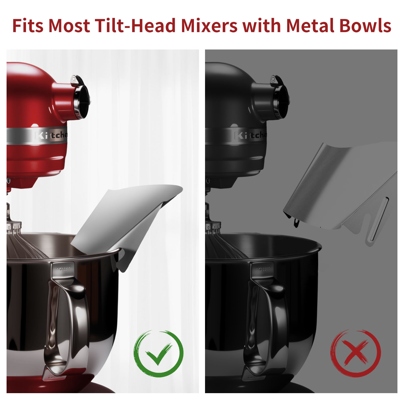 1pc Stainless Steel Tipping Gu - đánh giá và giá Stand Mixer Bowl