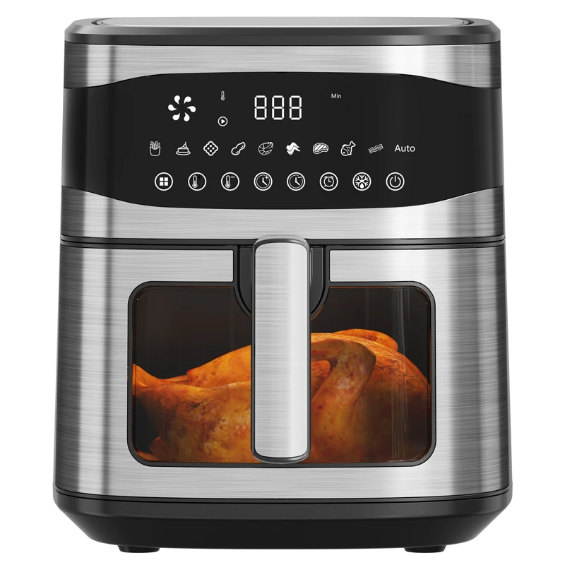 new 10L S.S cover air fryer el - đánh giá và giá Kitchen Appliances Price