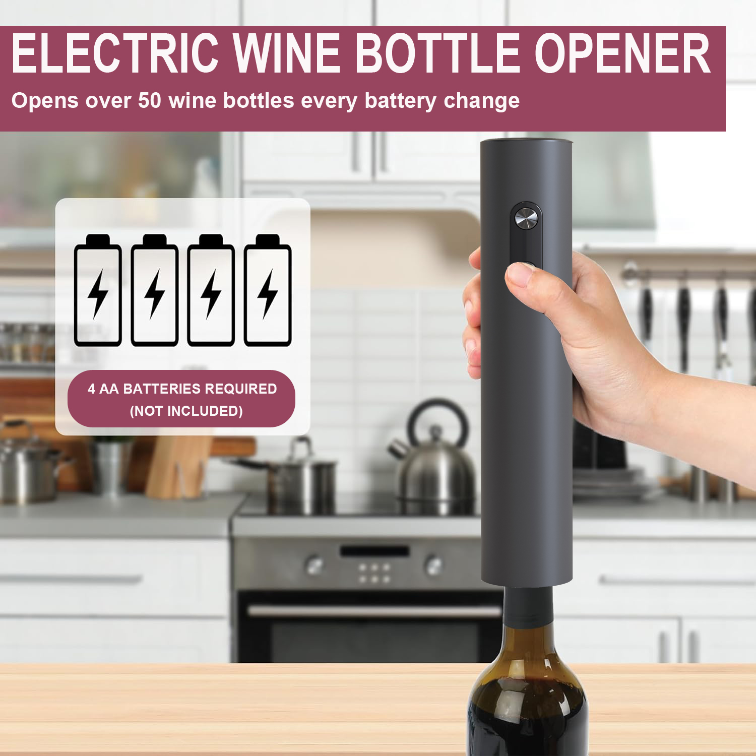 Electric Wine Opener, Black Co - đánh giá và giá Wine Opener Electric