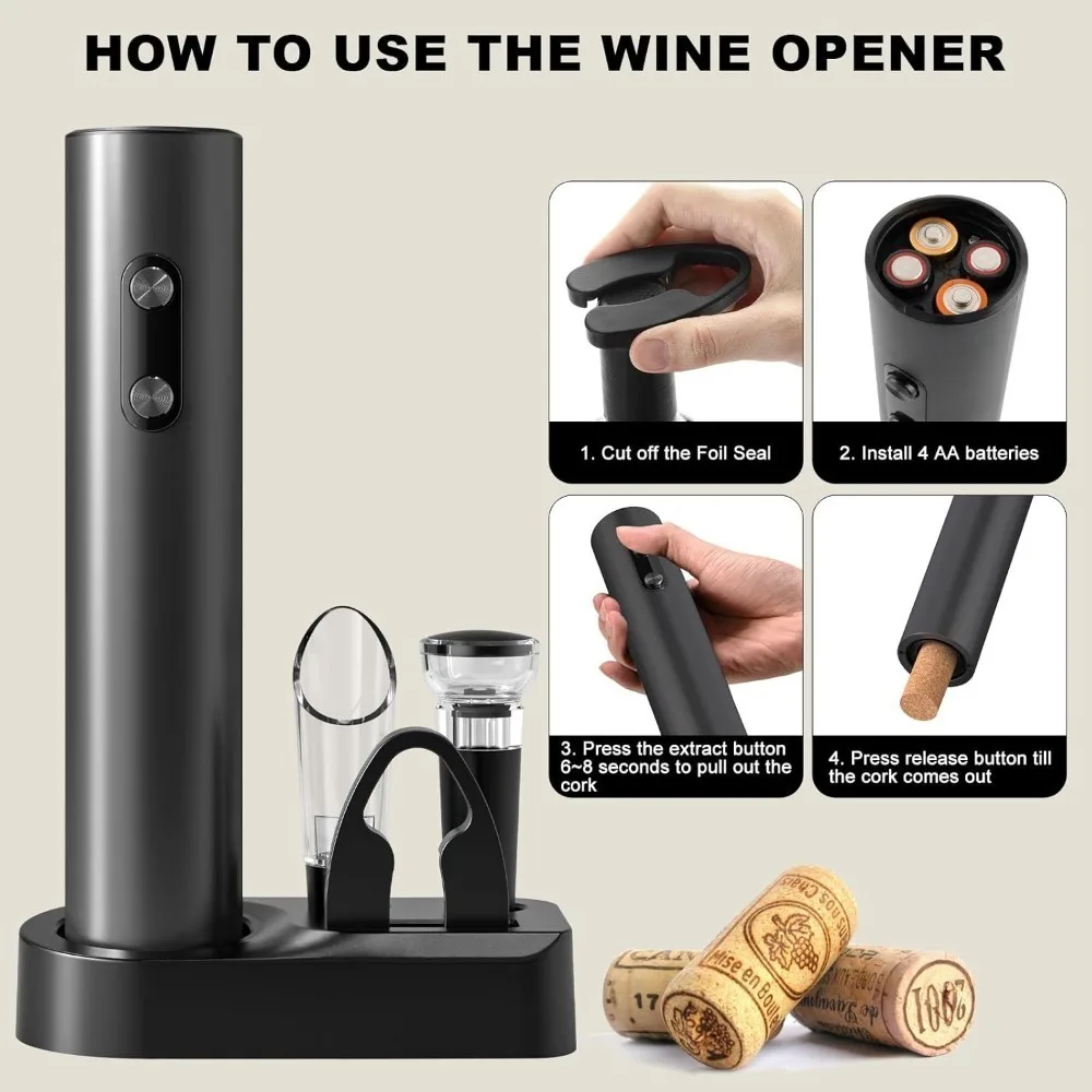 Electric Wine Bottle Opener Se - đánh giá và giá Wine Opener Electric