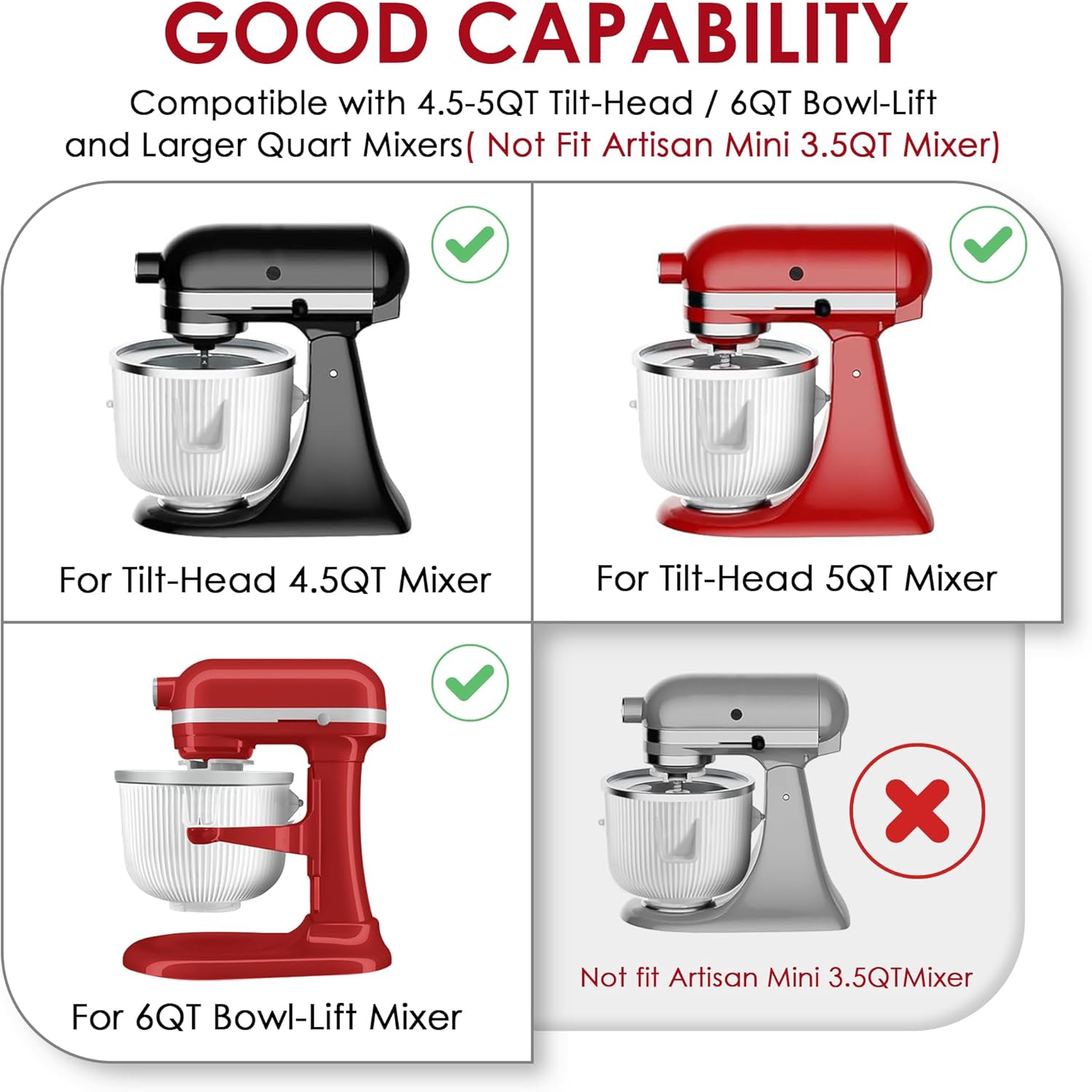 Ice Cream Maker Attachment for - đánh giá và giá Stand Mixer Bowl