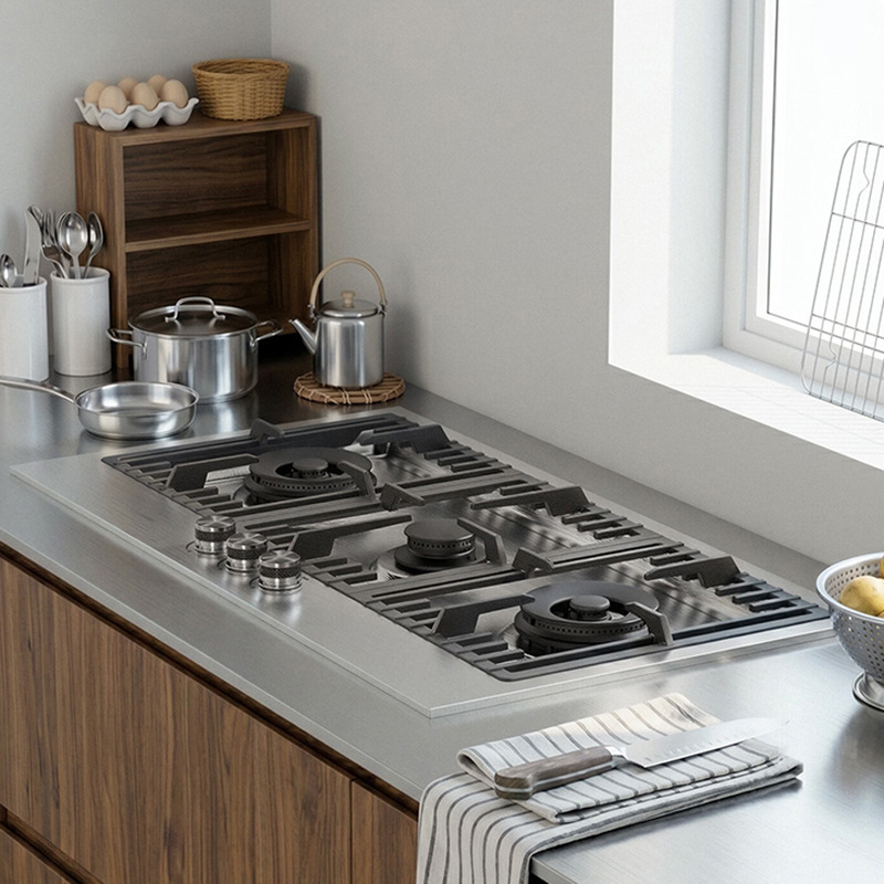 304 Stainless Steel Gas Stove, - đánh giá và giá Kitchen Appliances Built In